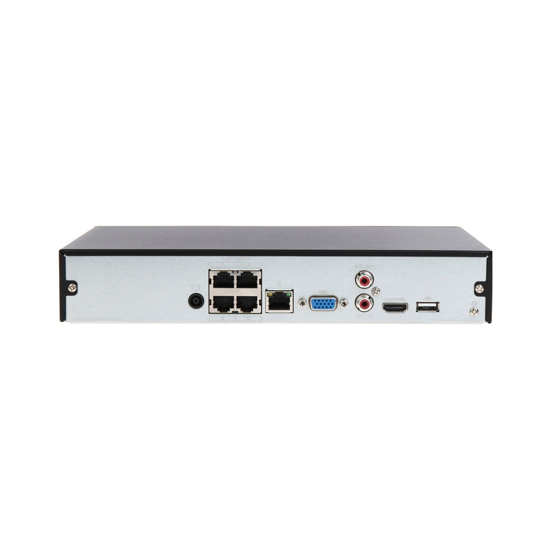 Сетевой видеорегистратор, Dahua, DHI-NVR1104HS-P-S3/H, 4 канала, Разрешение записи: до 12MP, Выходы видео: 1 x VGA, 1 x HDMI, Хранение информации: 1 SATA HDD, Поддержка мобильных платформ: IOS, Android, 4 PoE порта
