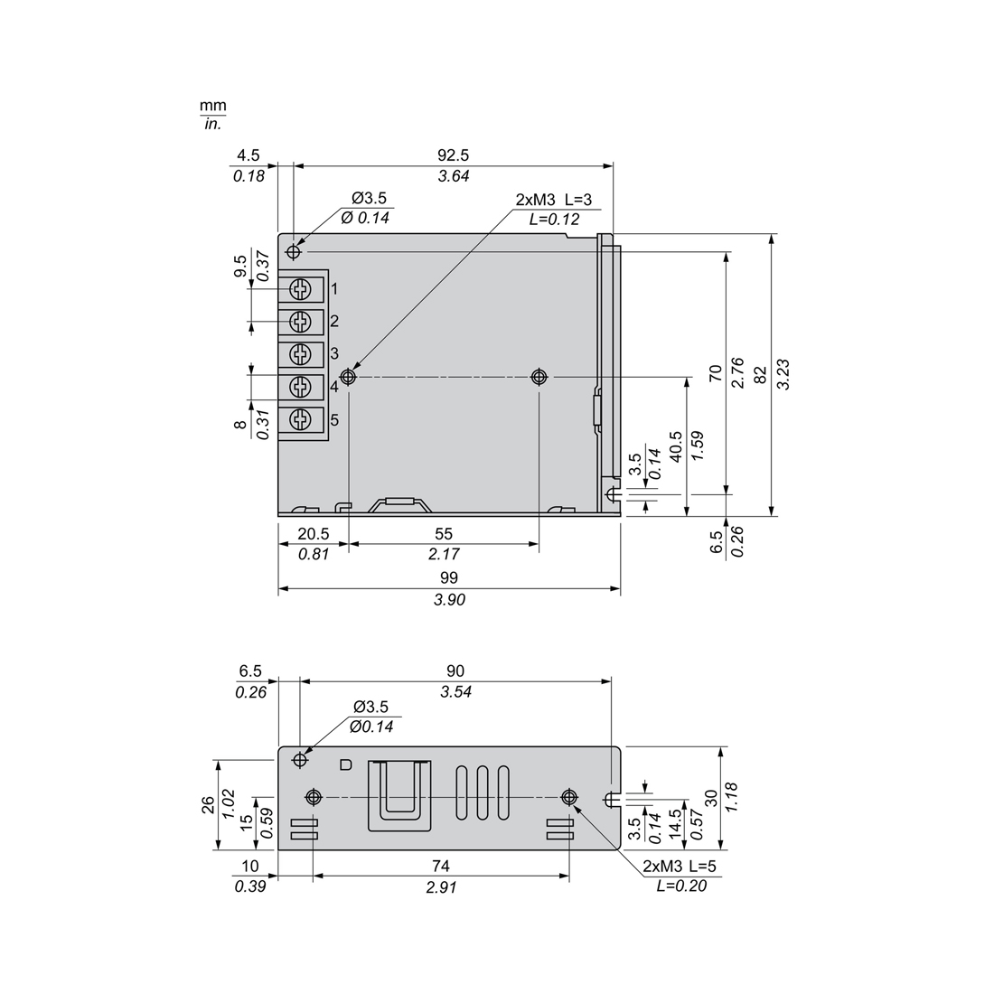 Блок питания ABL Modicon, SE, ABL2REM24015K, компактный 1,2А 24В 35Вт