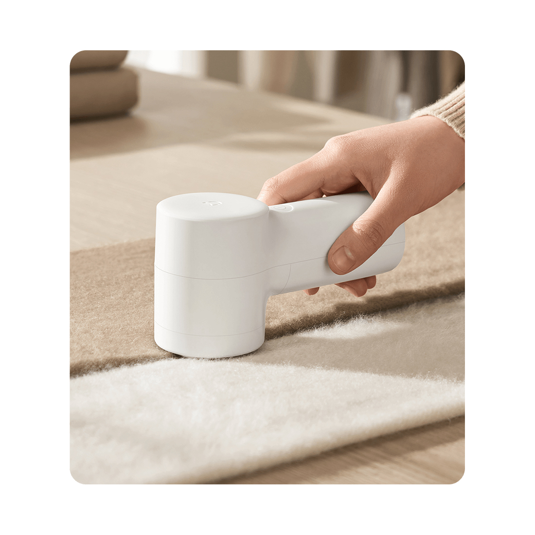 Машинка для удаления катышков с одежды, Mijia Lint Remover 2 GL, BHR08S3GL/MQXJQ01LF Аккумулятор 1300мАч, Type-C, 180 мин работы, 190г, Белый
