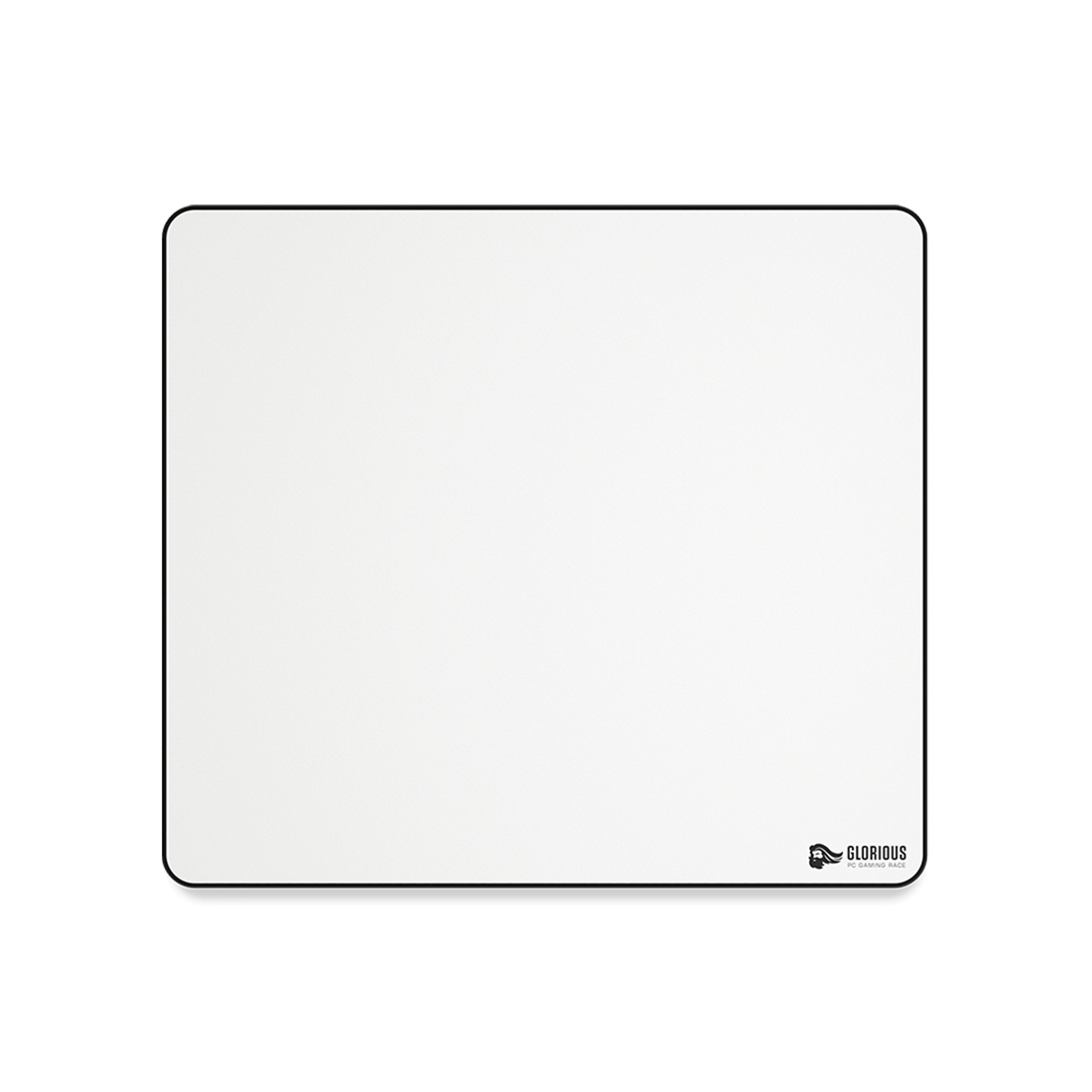 Коврик для компьютерной мыши, Glorious, XL, GW-XL, 460x410x3, Резиновая основа, Тканевая поверхность, Белый
