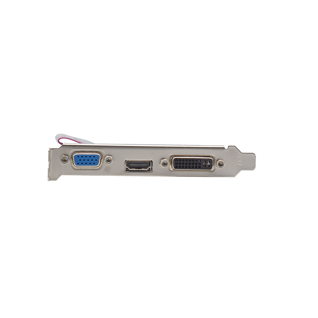 Видеокарта, AFOX, GT610 2GB D3 LP Single Fan (4897033780438), AF610-2048D3L7-V8, DDR3, 64bit, HDMI, DVI, VGA, 146*70*15 мм, Цветная коробка