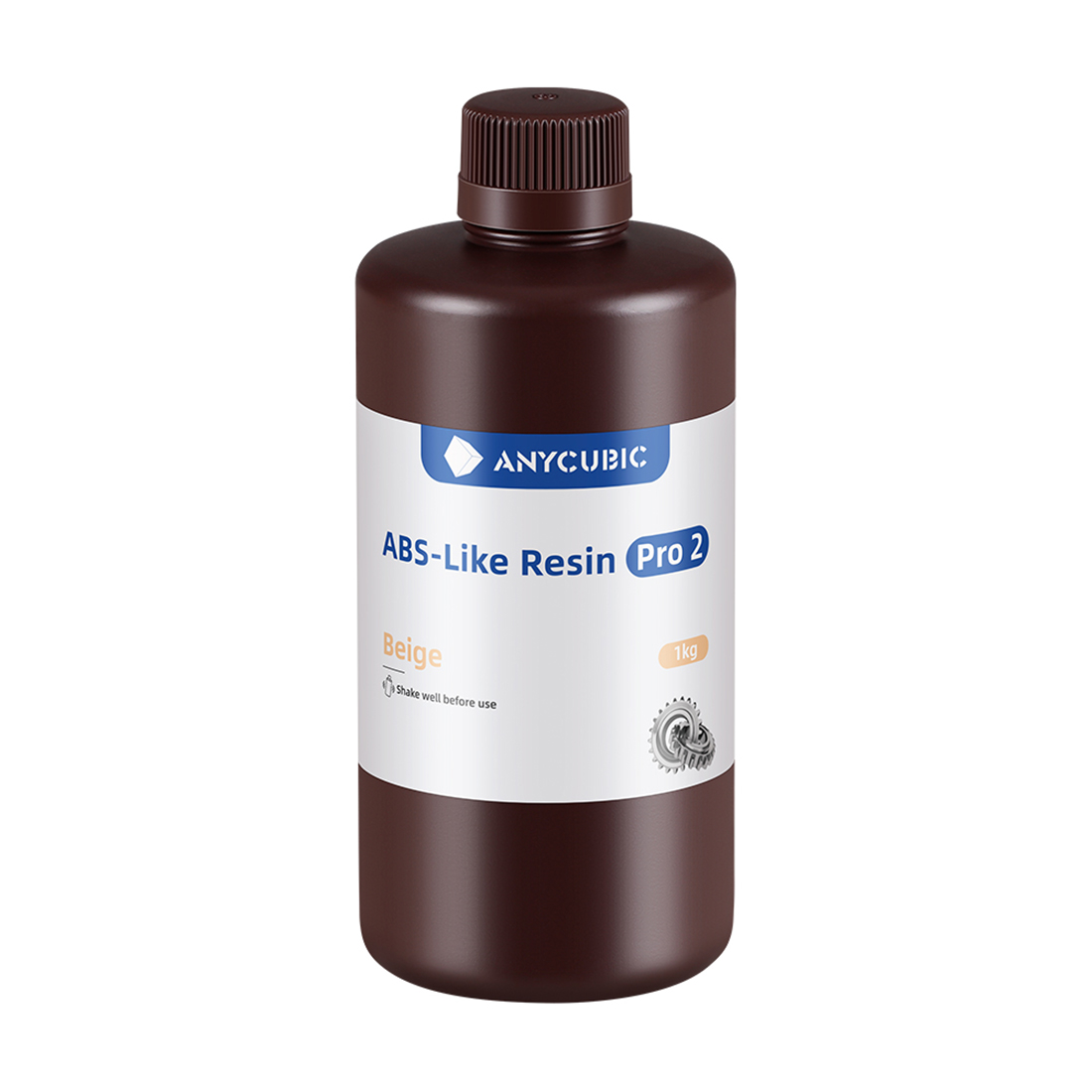 Фотополимерная смола для 3D-печати Anycubic ABS-Like Resin Pro 2 SABP2BG-10, 1 литр, Бежевый