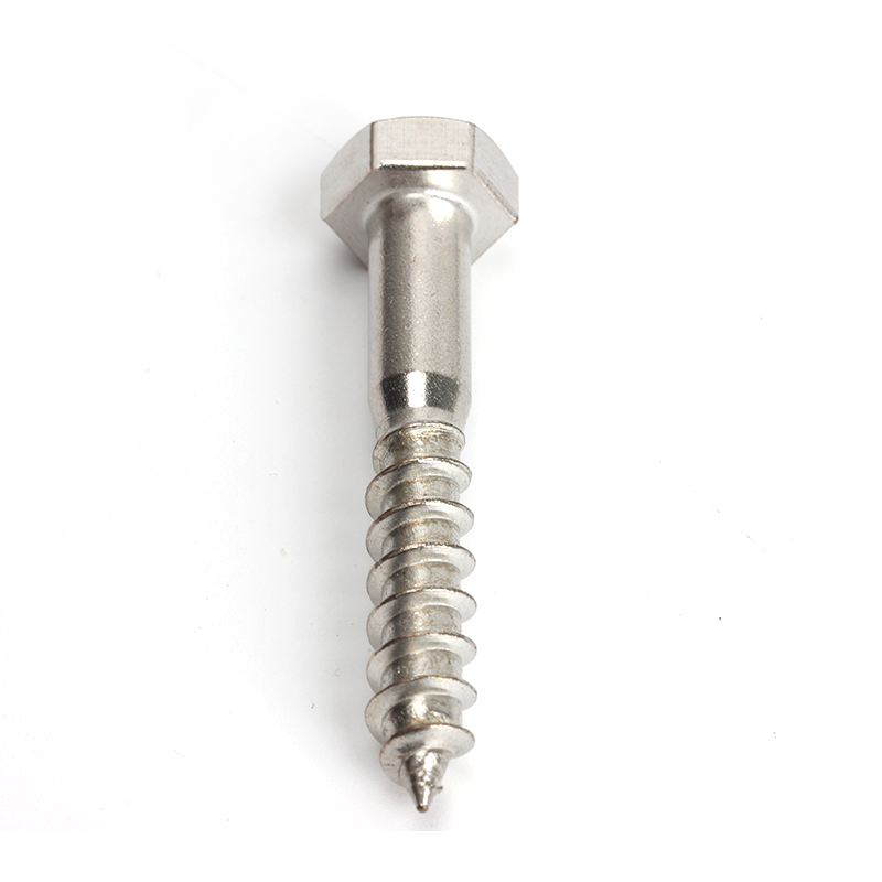 Stainless Steel Hex Head Wood Screw Hexagon Head Lag Screw Self Tapping Timber Screw