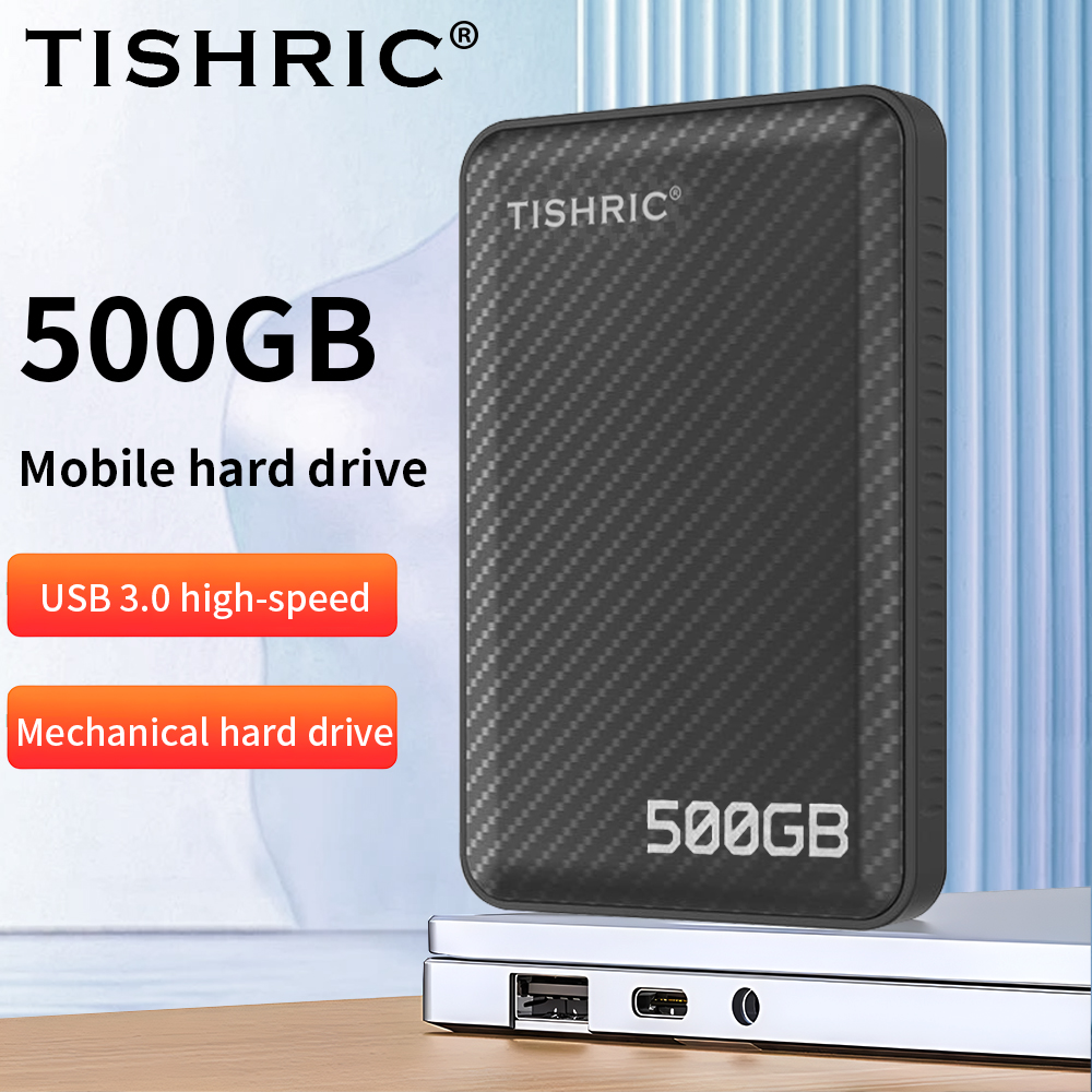 TISHRIC External HDD 250GB 2.5-inch Mechanical Portable Hard Drive 16M 7mm 5400 RPM for Notebook Laptop