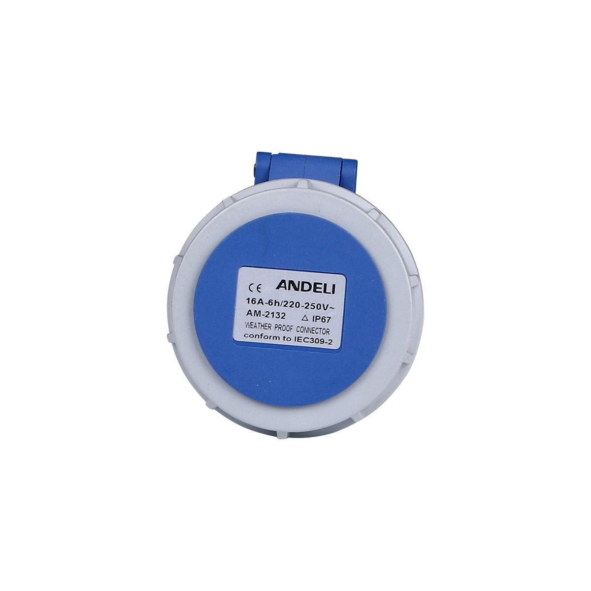 ANDELI 3P+N+E Industrial Plug and Socket with IP44 5pin 16A 32A 63A 125A Electric Plug Socket with IP67 Level WiFi Network