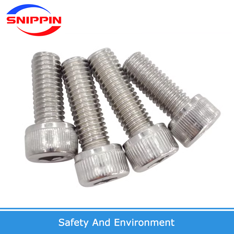 Knurl Hexagon Hex Socket Cap Head Screw Stainless Steel Allen Bolt M1.4-M26 DIN912 Screw Manufacturer