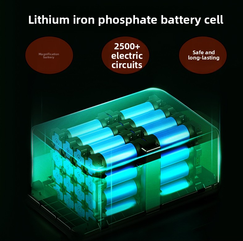 Portable Power Station & Solar Generator 6000W LiFePO4 Battery Pure Sine Wave Jump Starter for Car & RV