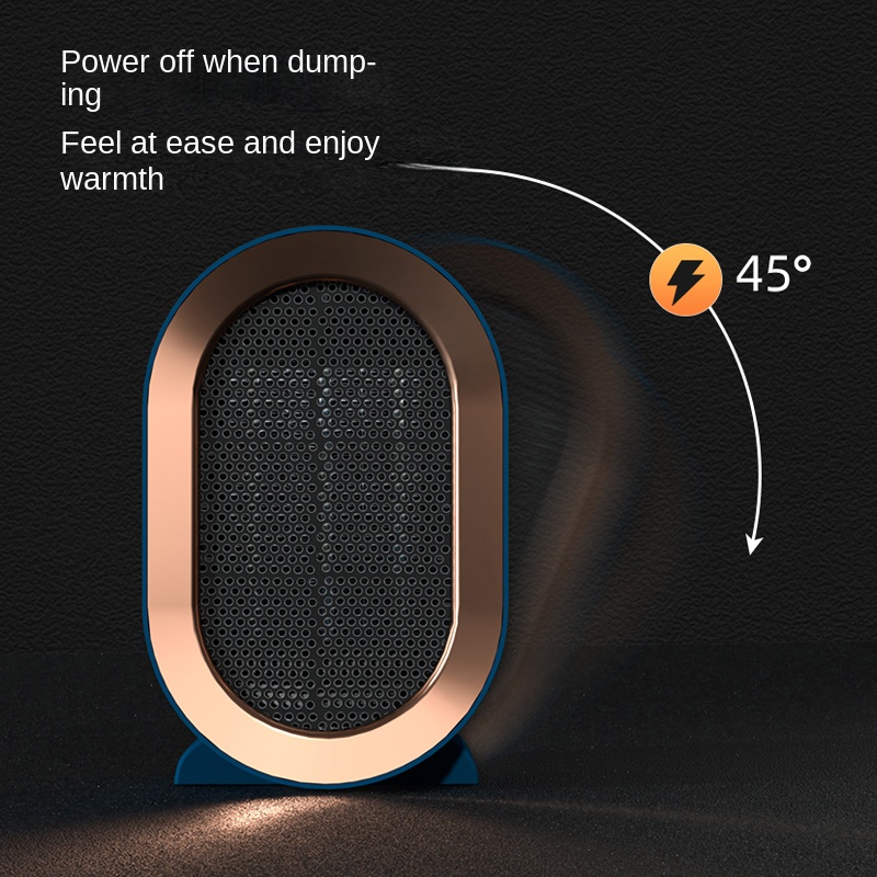 Maist New Portable Desktop Mini Fan Heater Fast Heating with Overheat Protection Deodorization PTC Heating Element Free Standing