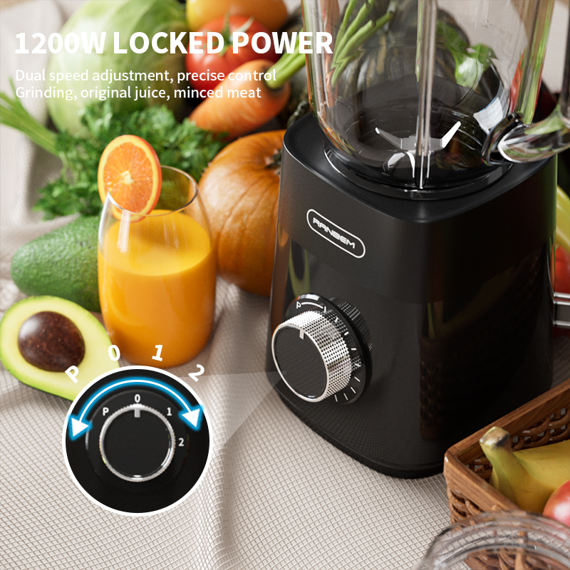 Automatic 2-Speed 1000W Kitchen Electric Blender Stainless Steel Mixing Bowl Juicer Table Blender Juice Extractor Juice Machine
