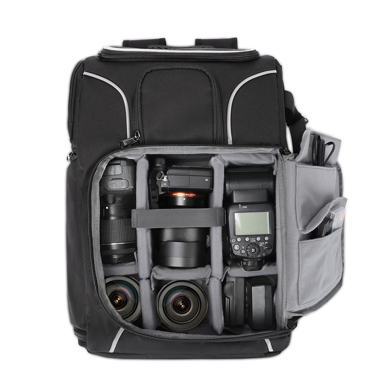 Camera Backpack Waterproof Photography Accessories Storage Bagpack With Lens Pouch and Tripod Holder Digital Camera Video Bag