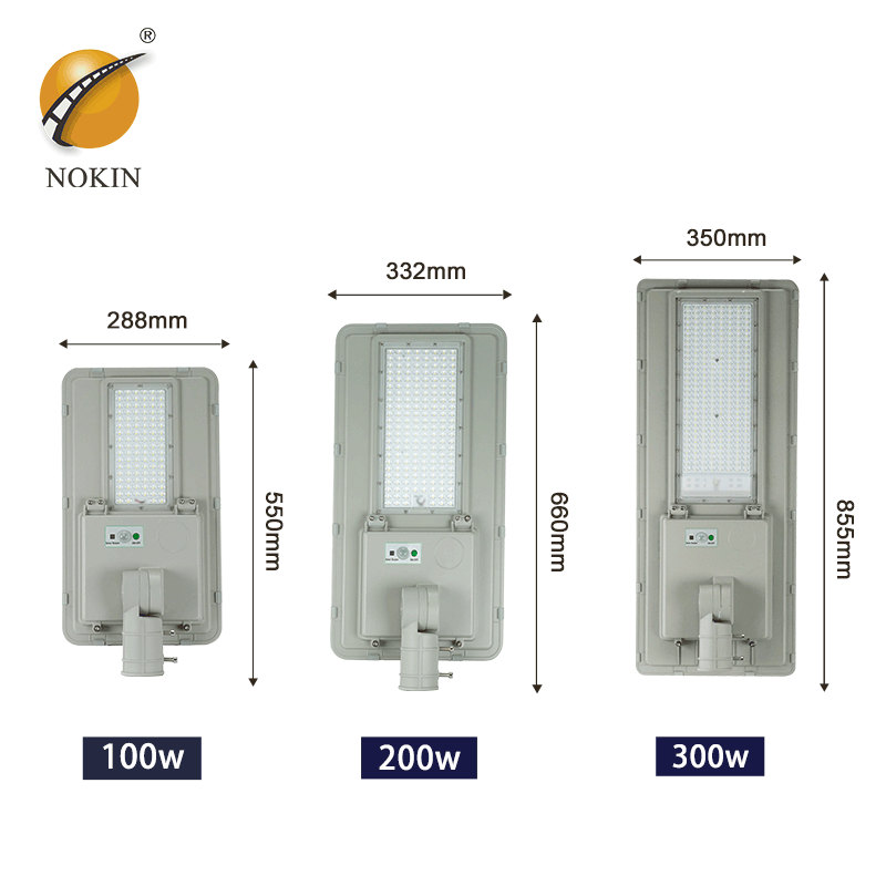 Professional Ip65 100w 200W 300w Outdoor Smart Sensor with Camera Road Aluminum Integrated All in One Solar Led Street Light