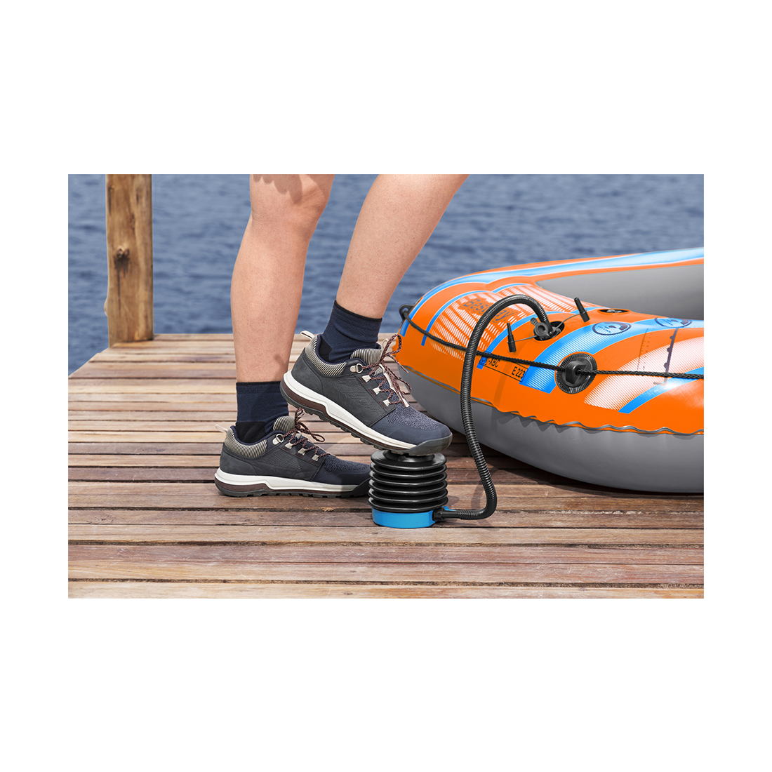 Насос ножной Air Step Air Pump 13 см, BESTWAY, 62147