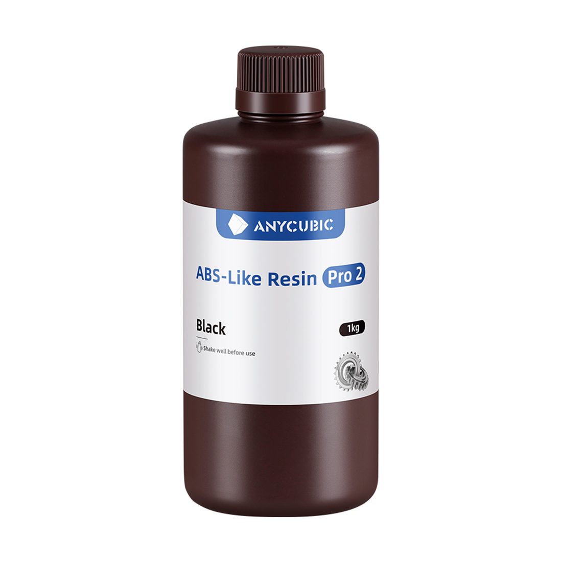 Фотополимерная смола для 3D-печати Anycubic ABS-Like Resin Pro 2 SABP2BK-10, 1 литр, Черный