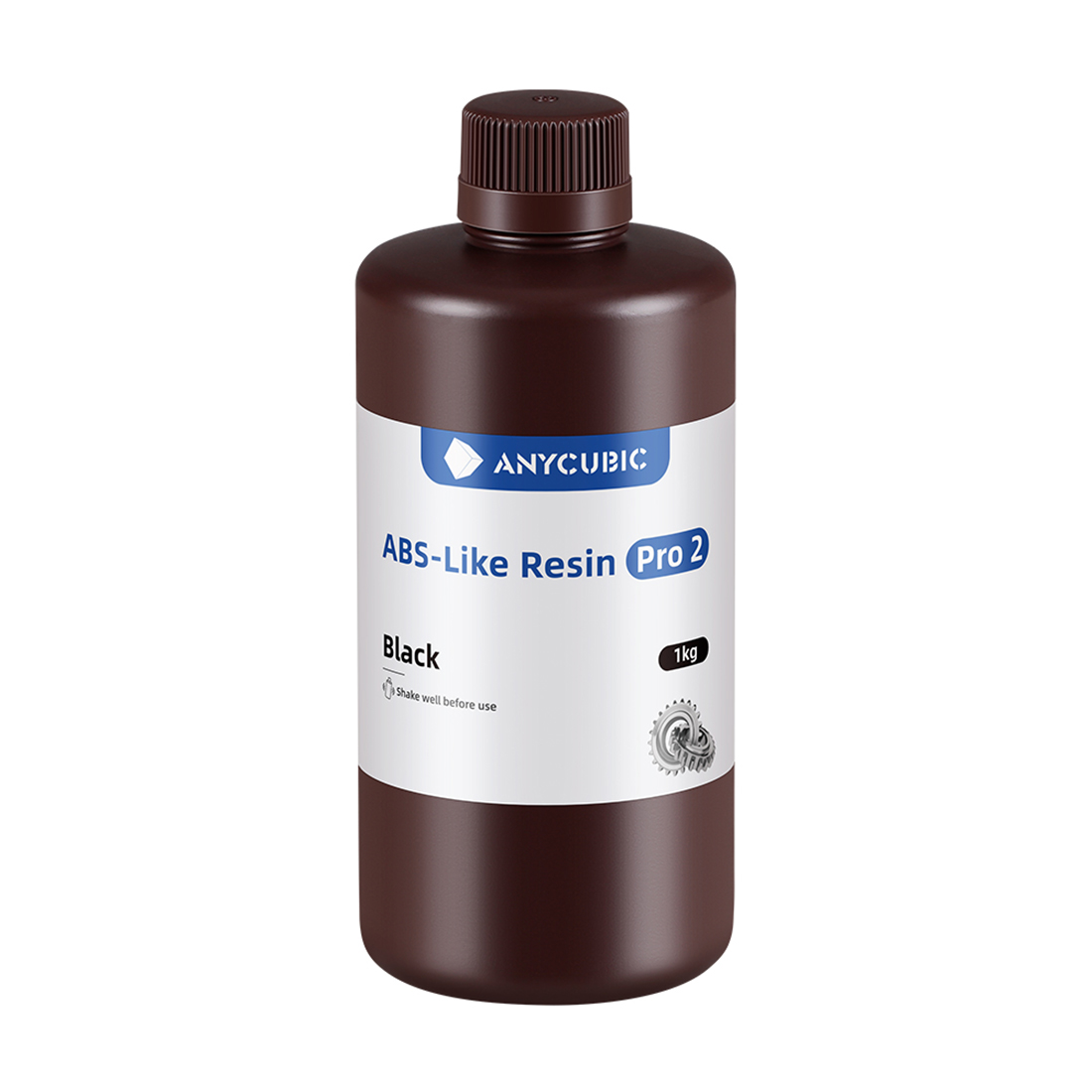 Фотополимерная смола для 3D-печати Anycubic ABS-Like Resin Pro 2 SABP2BK-10, 1 литр, Черный