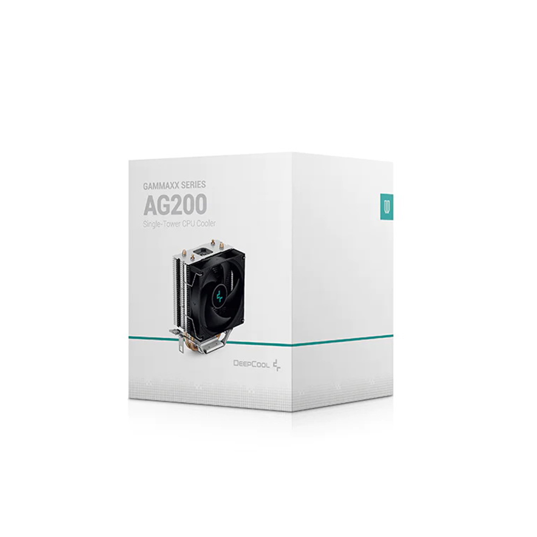Кулер для процессора, Deepcool, AG200 R-AG200-BKNNMN-G, Intel 1851/1700/1200/115х и AMD AM5/AM4, 100W, 92мм, 500- 3050±10% об/м, 36,75CFM,  30,5dB(A), 4pin, 119х77х133мм, Серебристый