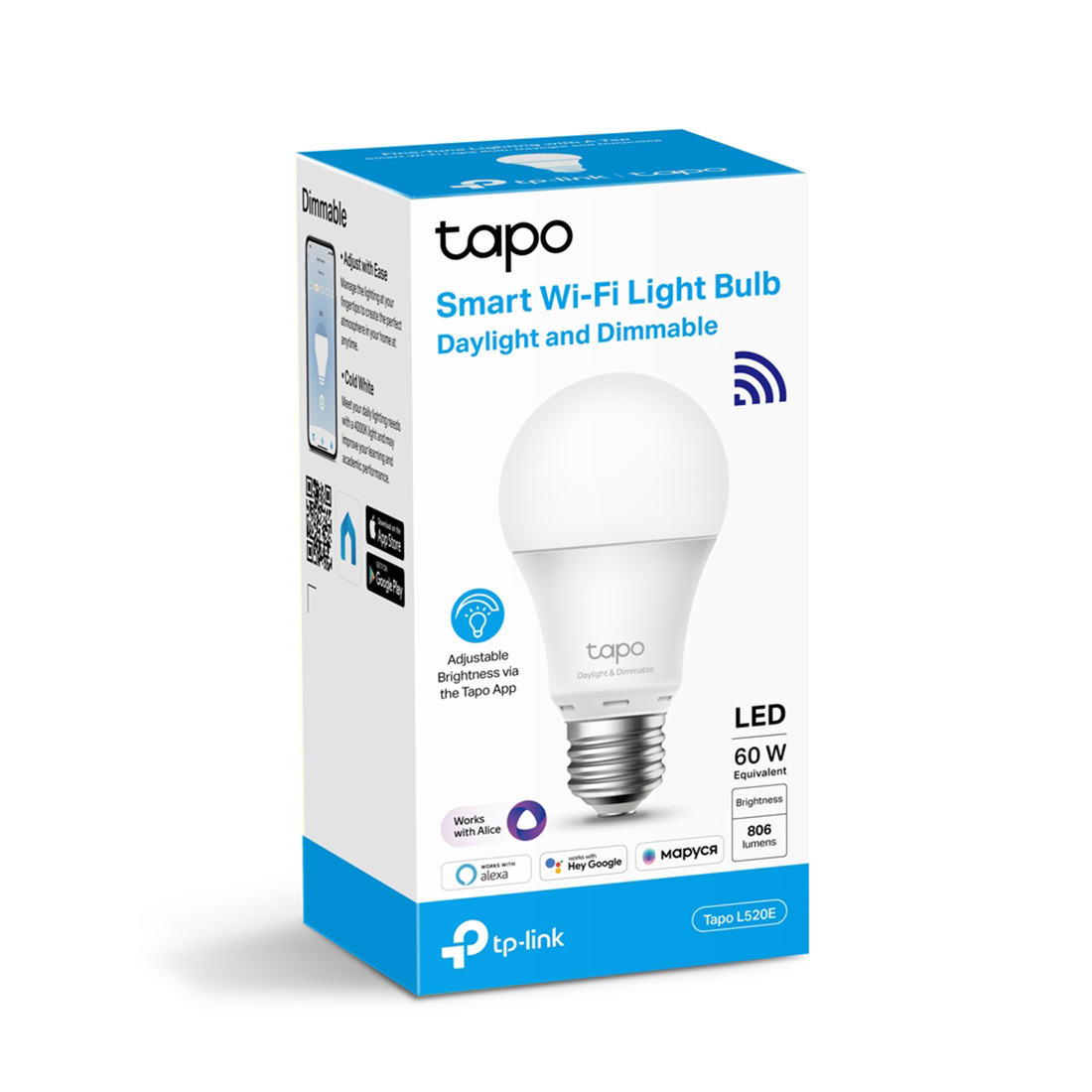 Wi-Fi Ақылды шам TP-Link Tapo L520E