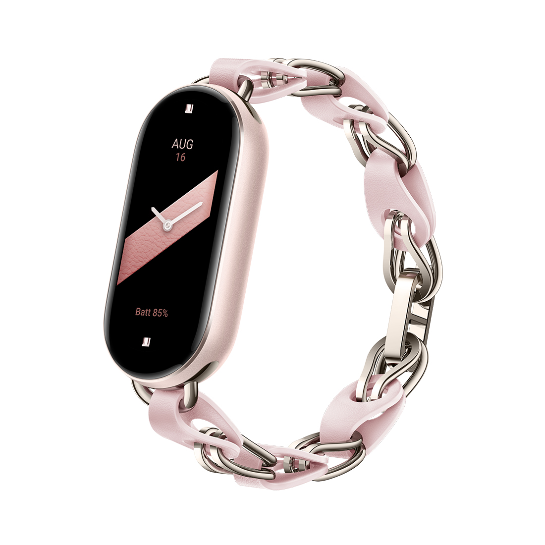Сменный цепной браслет, Xiaomi, Chain Strap, M2254AS1/BHR8729GL, Совместим с band 8/9, Розовый