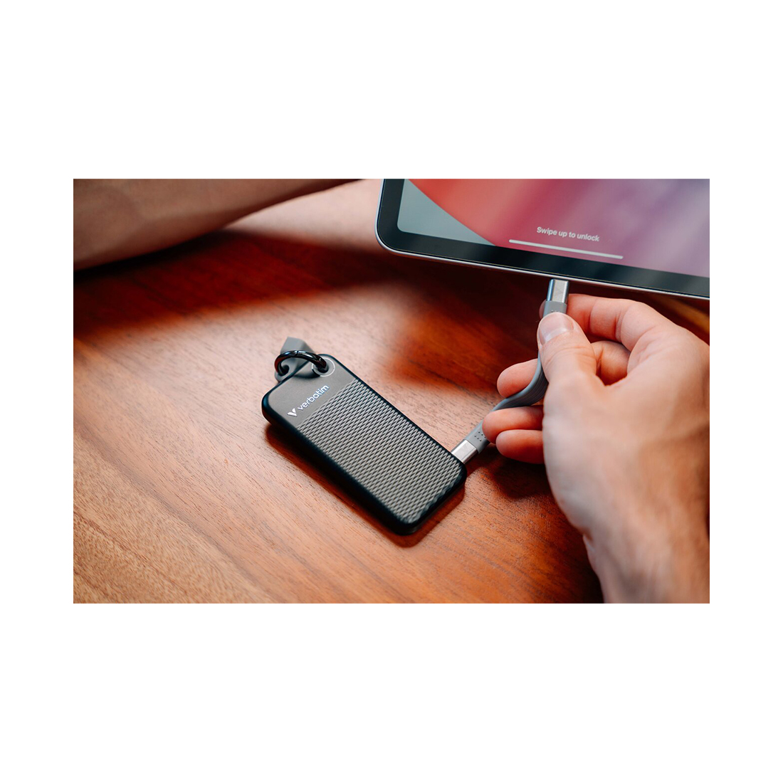 Внешний SSD диск Verbatim Pocket SSD 32190 1TB Type-C Чёрный