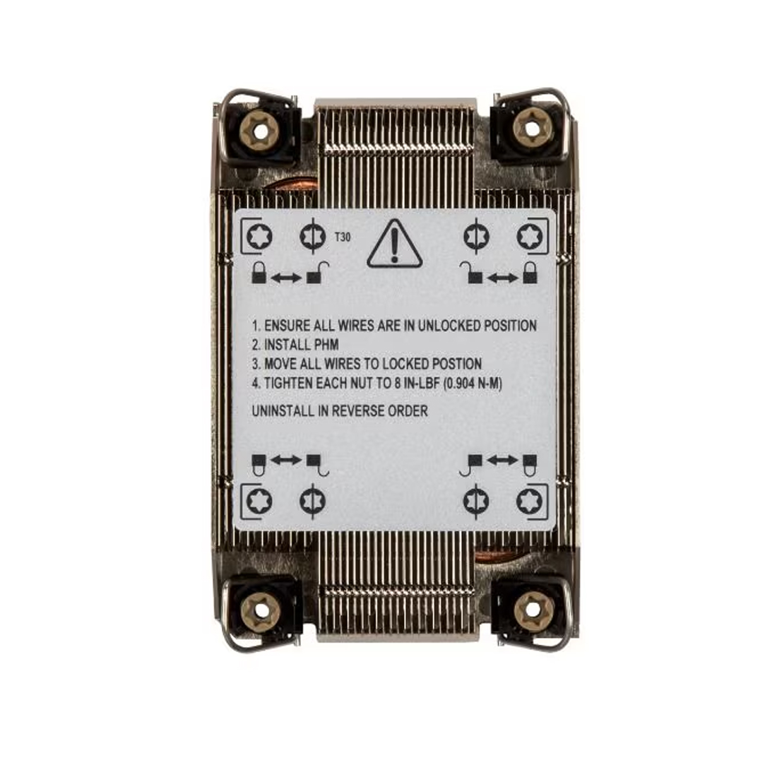 Зап. часть радиатор для кулера CPU, Supermicro, SNK-P0087P, 1U, Socket LGA4677