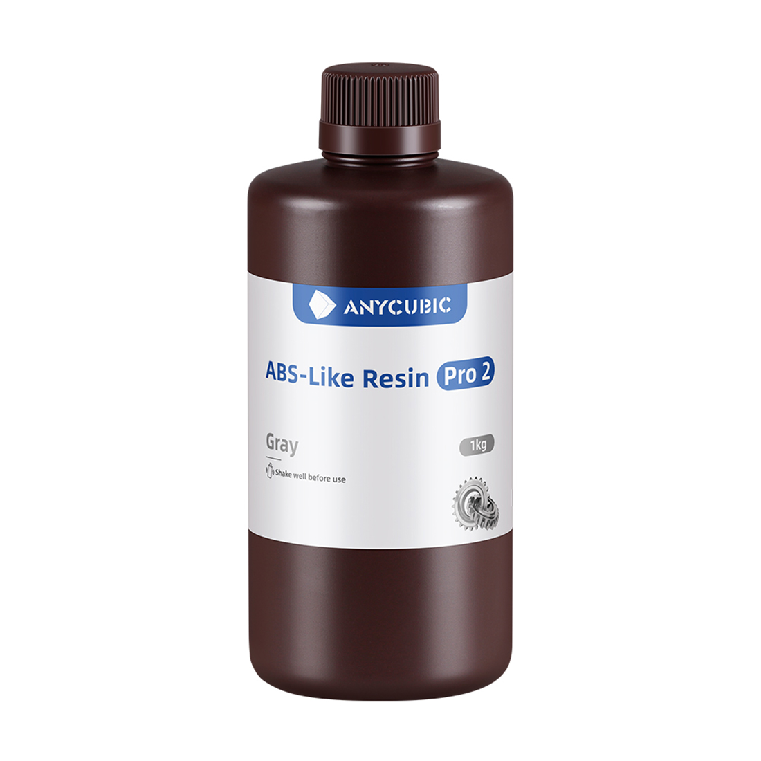 Фотополимерлік смола Anycubic ABS-Like Resin Pro 2 SABP2GY-10, 1 литр, Сұр