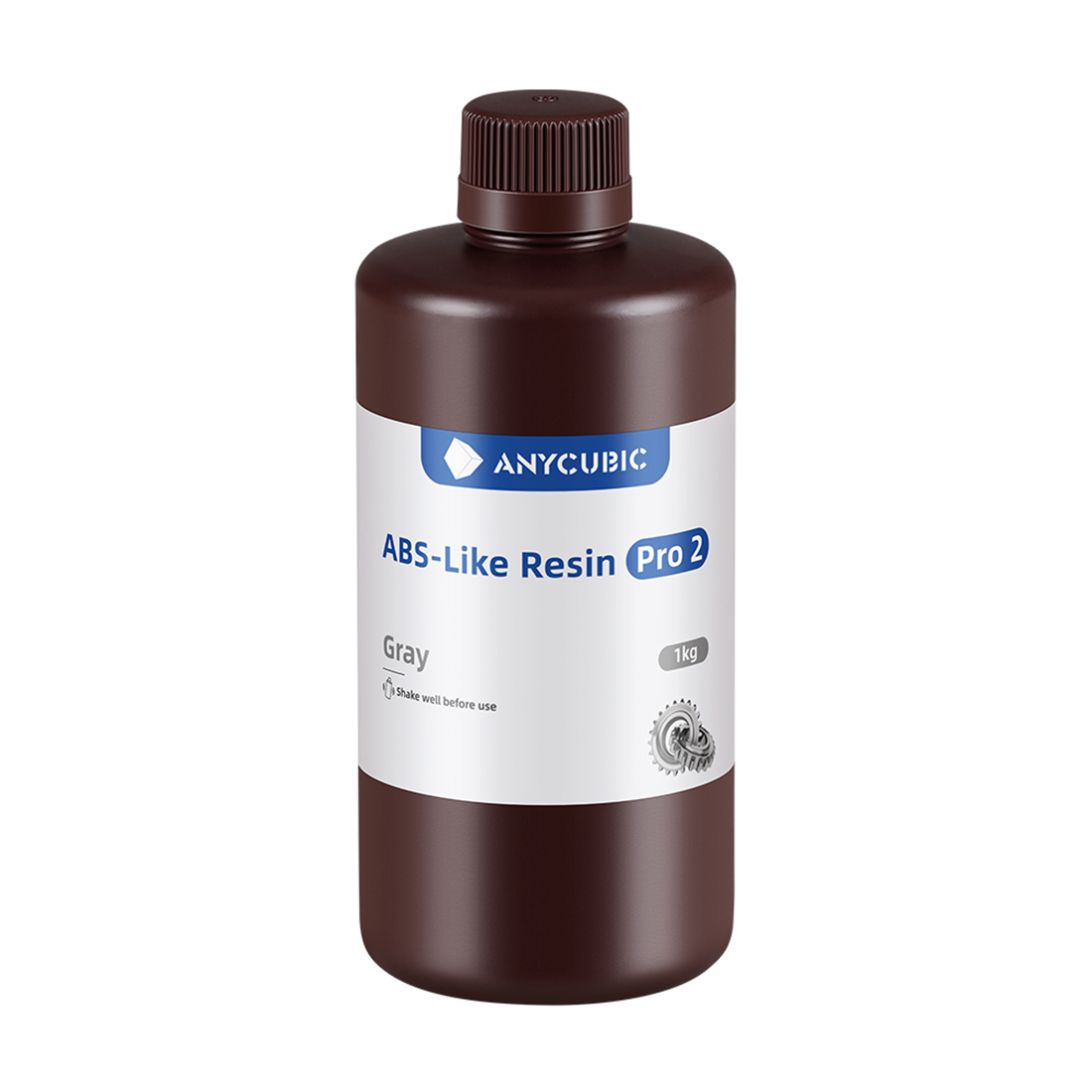 Фотополимерлік смола Anycubic ABS-Like Resin Pro 2 SABP2GY-10, 1 литр, Сұр