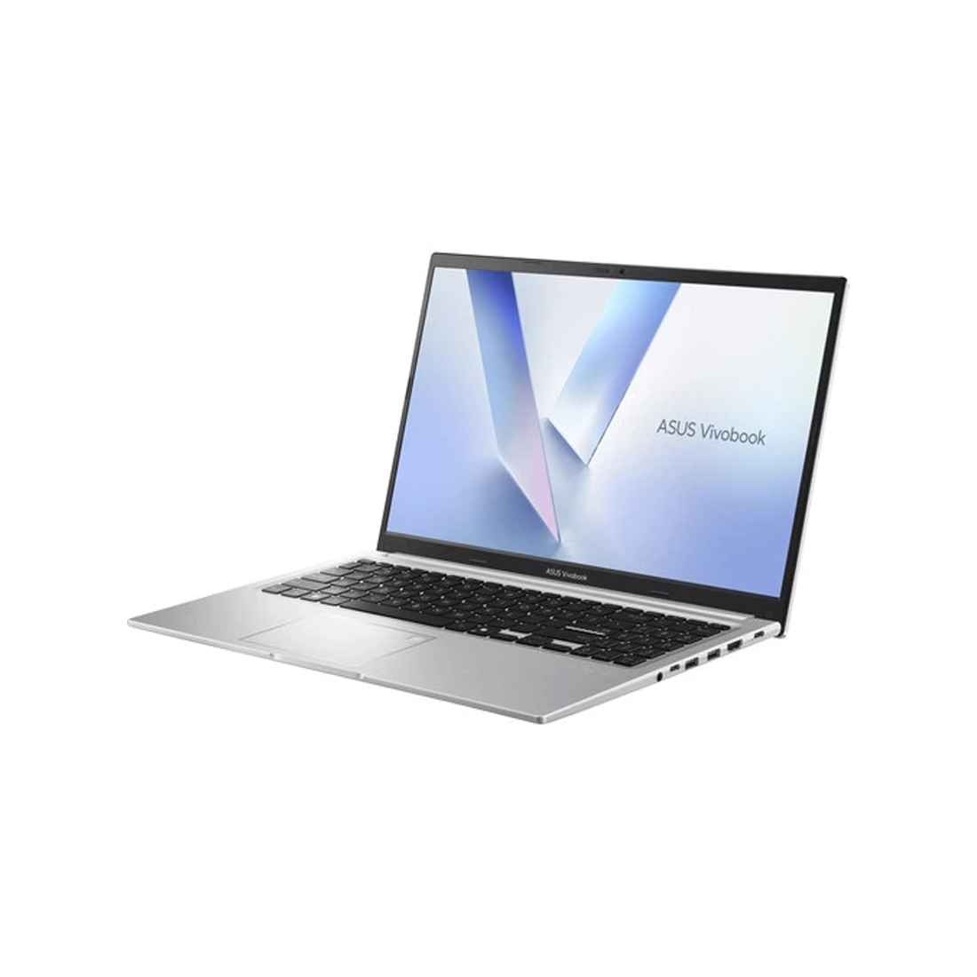 Ноутбук, ASUS, Vivobook 15 M1502NAQ-BQ255, 90NB1842-M00K10, 15,6", FHD 1920x1080, IPS, 60 Hz, Ryzen 5 150, 16Gb DDR5, 512Gb SSD M.2, AMD Radeon Graphics, DOS, Серебристый