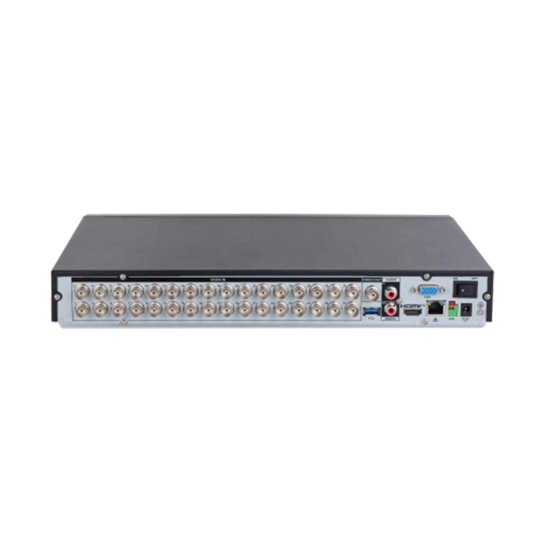 Гибридный видеорегистратор, Dahua, DH-XVR5232AN-I3/T, 32 канала, HDCVI, TVI, AHD, CVBS, IP, Квадруплекс, Разрешение записи: 1080N, 720P, 960H, D1, CIF, Выходы видео: 1 разъем HDMI, 1 разъем VGA