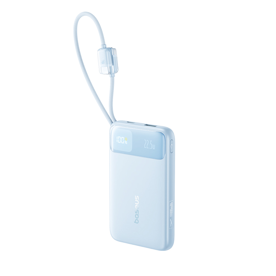 Портативный внешний аккумулятор, Baseus, EnerFill FC11 (E0027R06), 10000mAh, 22.5W, Голубой
