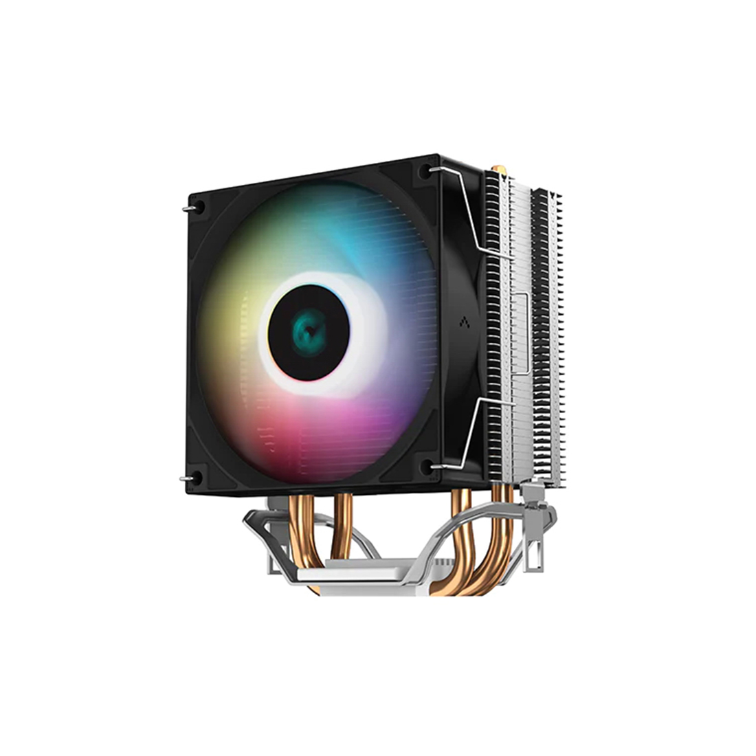 Кулер для процессора, Deepcool, AG300 LED R-AG300-BKLNMN-G, Intel 1851/1700/1200/115х и AMD AM5/AM4, 150W, 120мм 6-Color LED, 500- 3050±10% об/м, 32,5CFM,  30,5dB(A), 4pin, 119х77х129мм, Серебристый