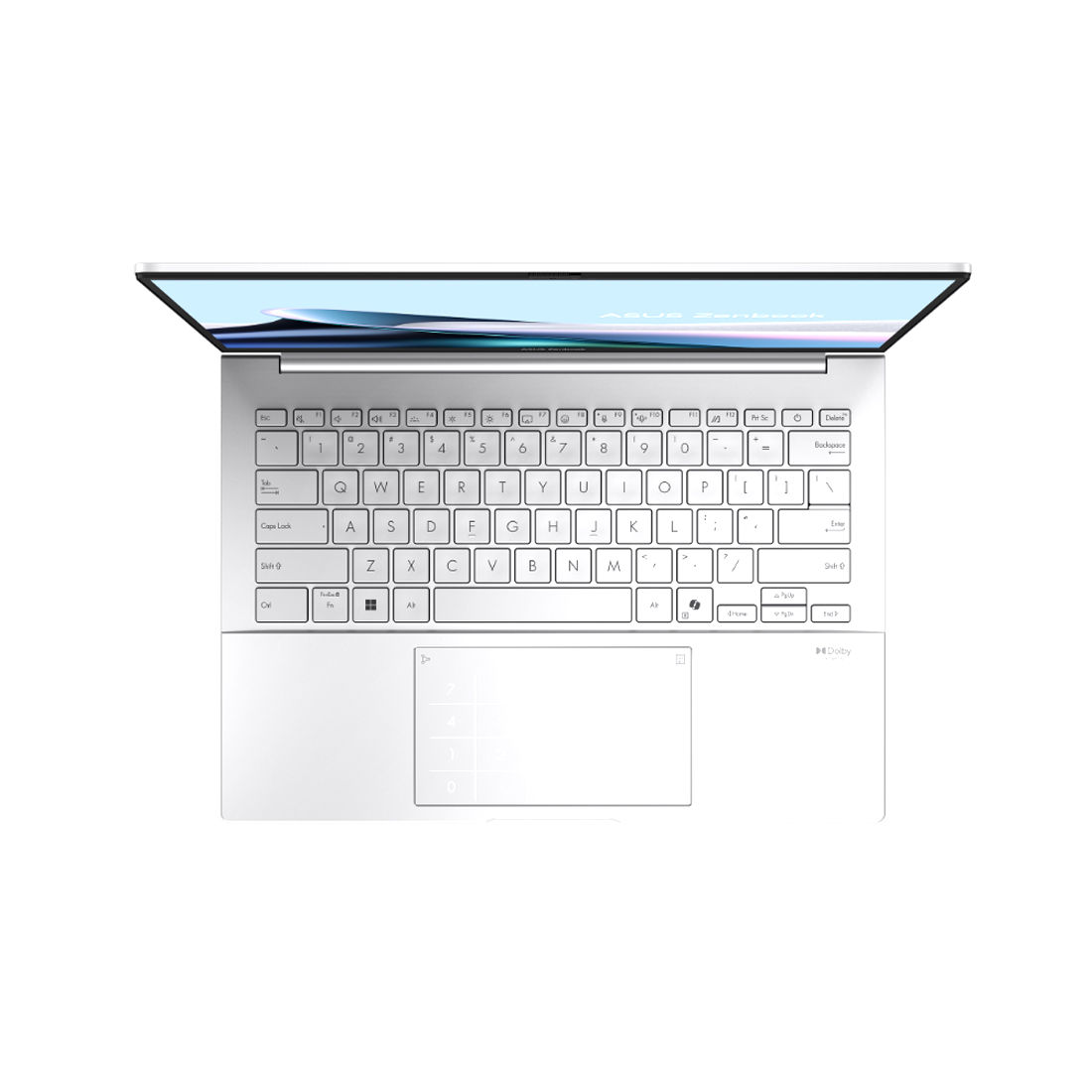 Ноутбук, ASUS Zenbook 14 UX3405CA-QD1704W, 90NB14W2-M02F50, 14",FHD+ 1920x1200, OLED, 60Hz, Core Ultra 5 225H, 16GB LPDDR5X, 512GB SSD Gen4, Intel Arc Graphics, Windows 11 Home, Серебряный