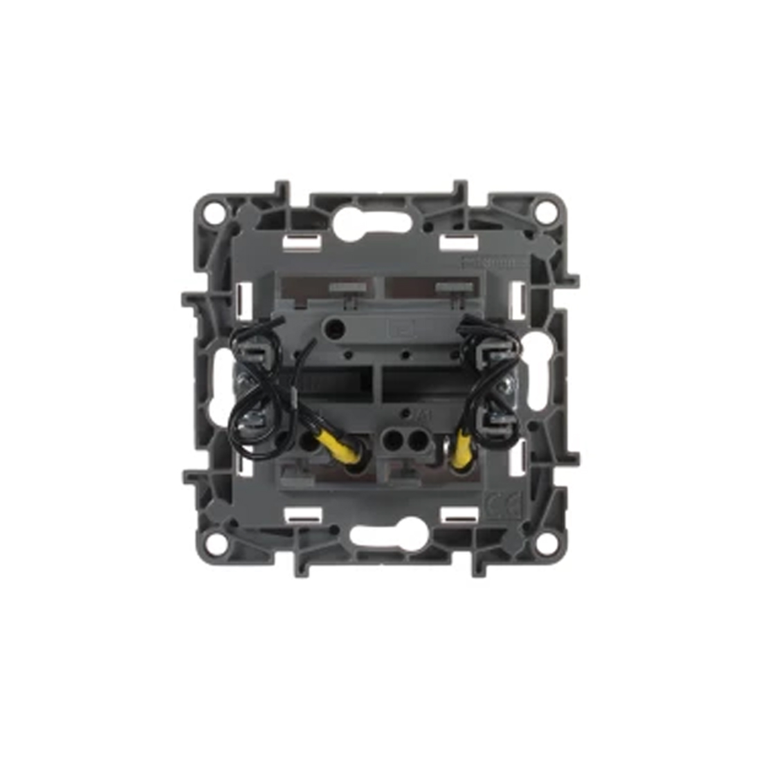 Выключатель двухклавишный с подсветкой, Legrand, 672204, Etika 10 A 250 В белый