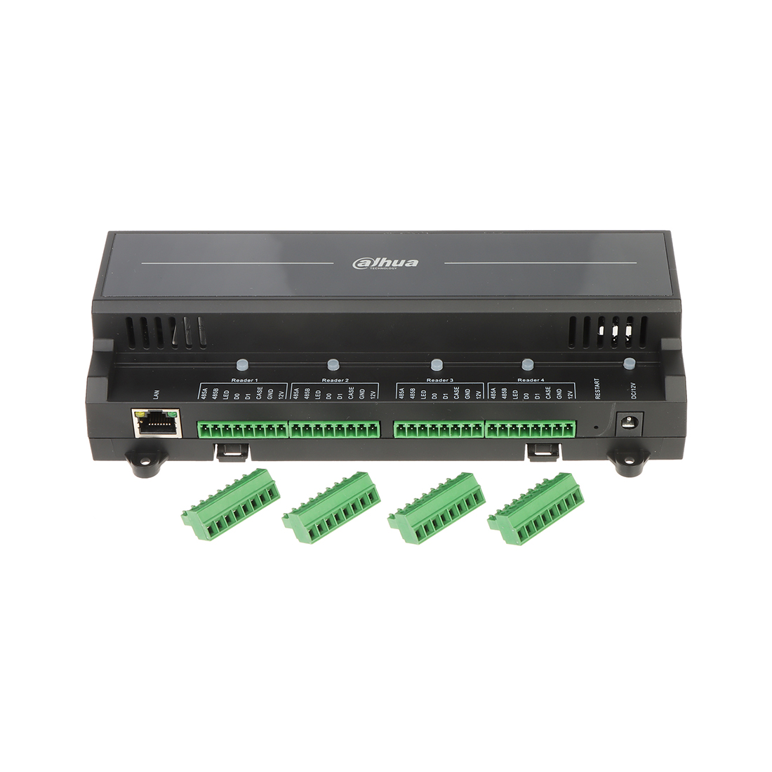 Контроллер доступа, Dahua, DHI-ASC2204B-S, Автономный считыватель, стандартное PoE и 12 В