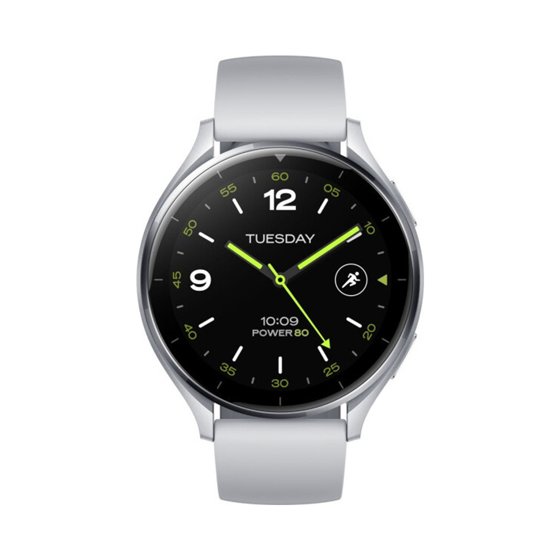 Смарт часы, Xiaomi, Watch 2, M2320W1 / BHR8034GL, Дисплей 1.43" AMOLED, Разрешение 466 x 466, Водонепроницаемые (5 АТМ), GPS+GLONASS, Galileo, BDS, QZSS, Батарея 495 мАч, Совместимость только с Android, Серебристый