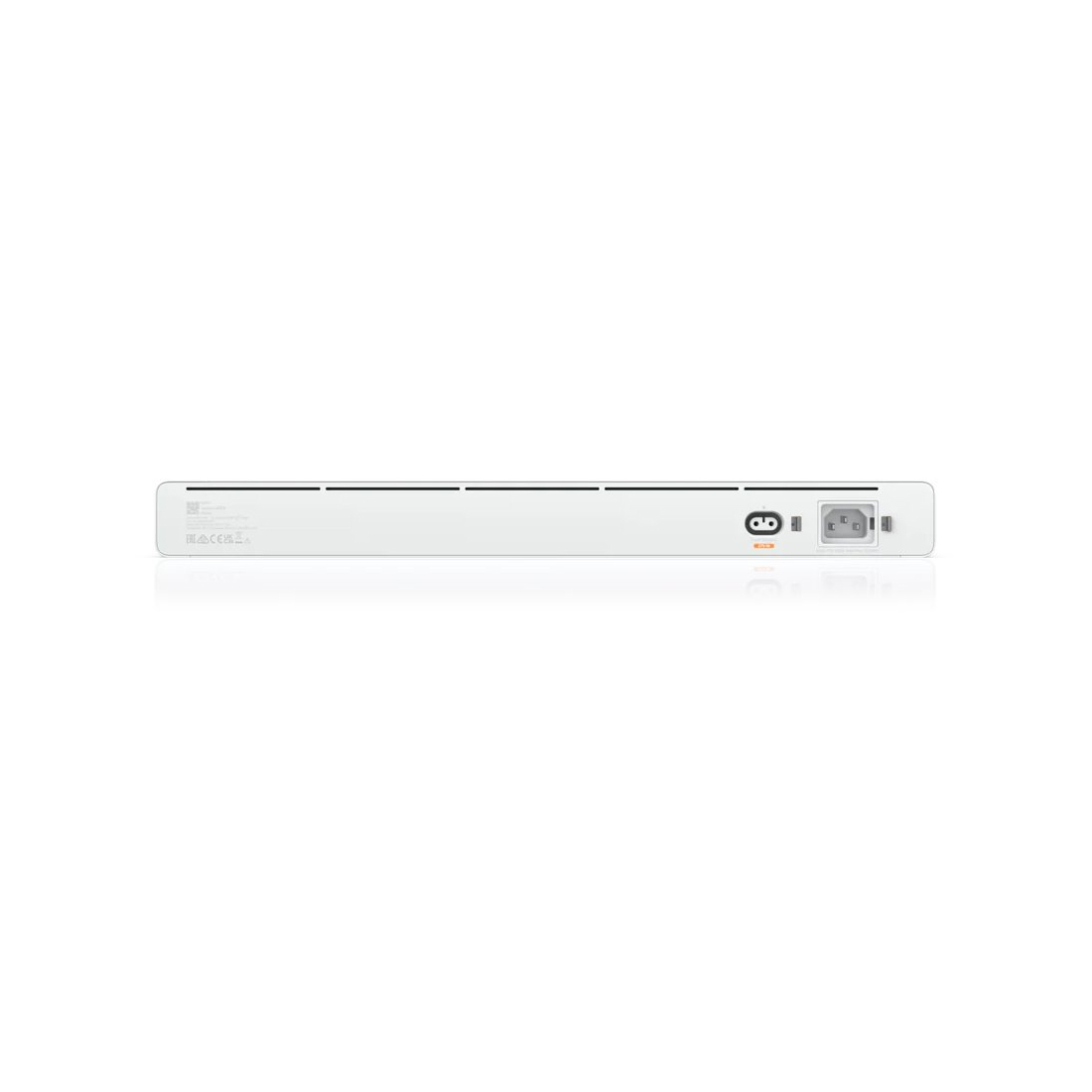 Сетевой коммутатор, Ubiquiti, UISP-S-Pro, UISP Switch, управляемый L2, 24 порта 100/100/1000 Mbps RJ-45 (LAN1–16 с пассивным PoE 27В), uplink/downlink, сенсорный ЖК-дисплей, Passive PoE, бюджет 220Вт, 4 порта SFP+ , Стоечный