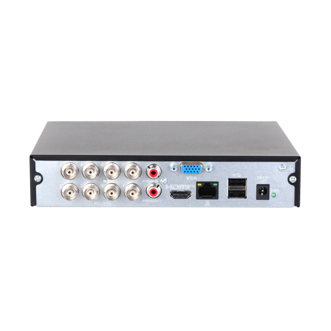 Гибридный видеорегистратор, Dahua, DH-XVR1B08-I/T, 8 каналов, Аналог, HDCVI, TVI, AHD, IP, Квадруплекс, Разрешение записи: 4K, 6Мп, 5Мп, 4Мп, 3Мп, 4M-N, 1080P, 720P, 960H, D1, CIF, Выходы видео: 1 HDMI, 1 VGA, Хранение информации: 1 SATA до 6Тб, Поддержка мобильных платформ: IOS, Android и пр