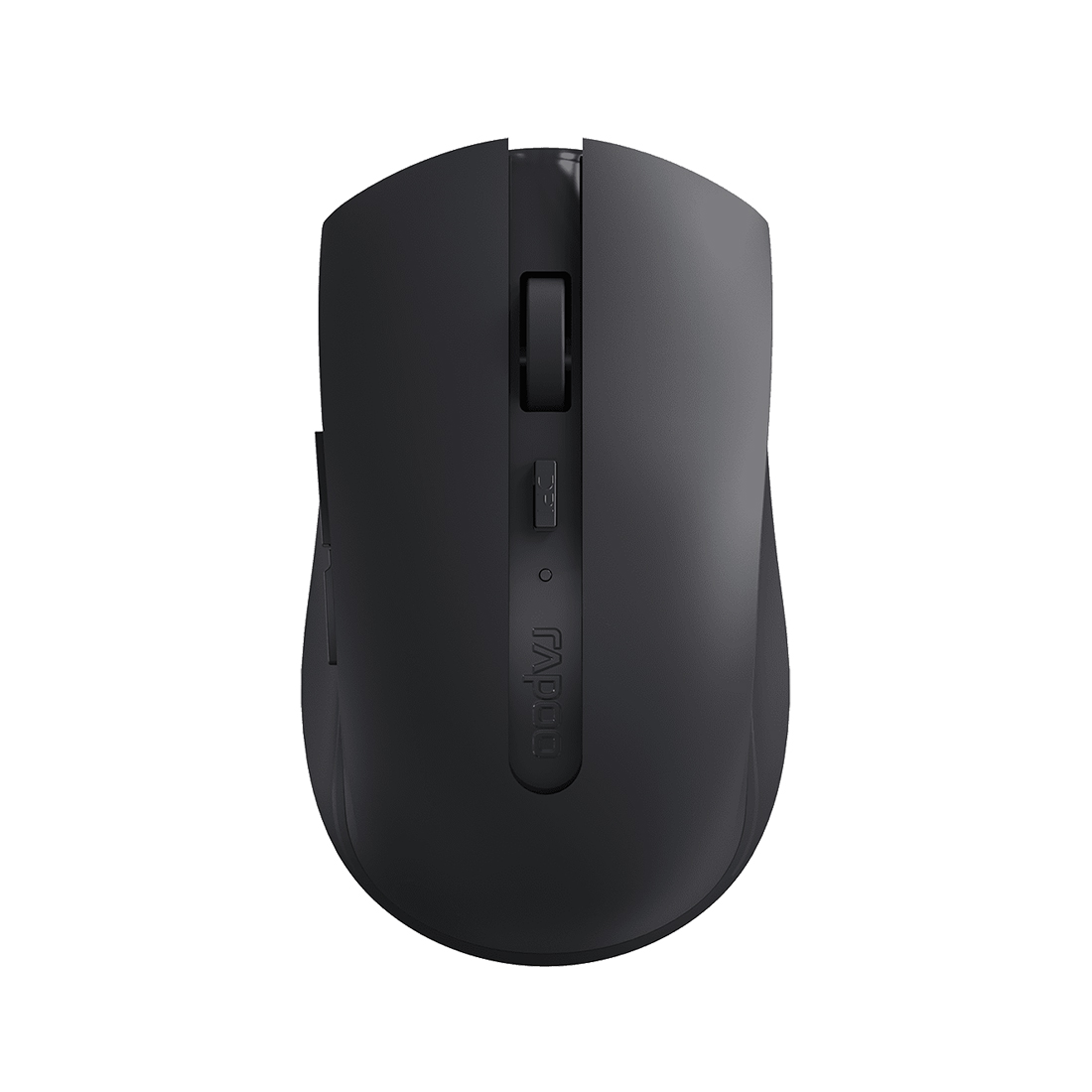 Компьютерная мышь, Rapoo, M350 Silent, Оптическая, колесо прокрутки,1600dpi, Bluetooth 3.0/4.0, Беспроводной 2.4 ГГц, Эффективная дистанция 10 м., Батарейки в комплекте, До 6 месяцев на одном заряде батареек, Тёмно серый