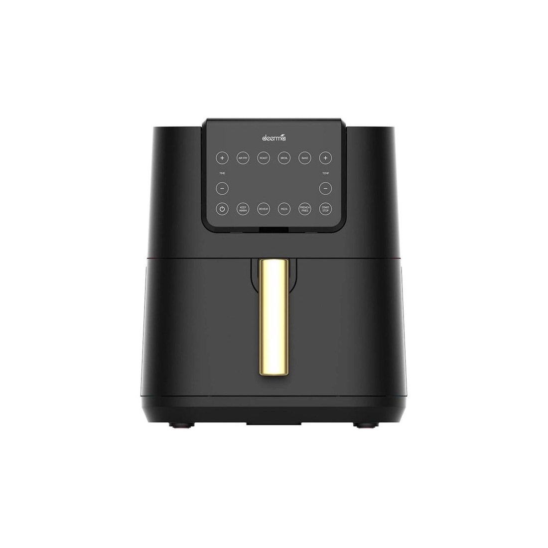 Аэрофритюрница, Deerma, Air Fryer DEM-KZ120W, Объем чаши 7.5 л, Мощность 1700 Вт, Таймер, Черный