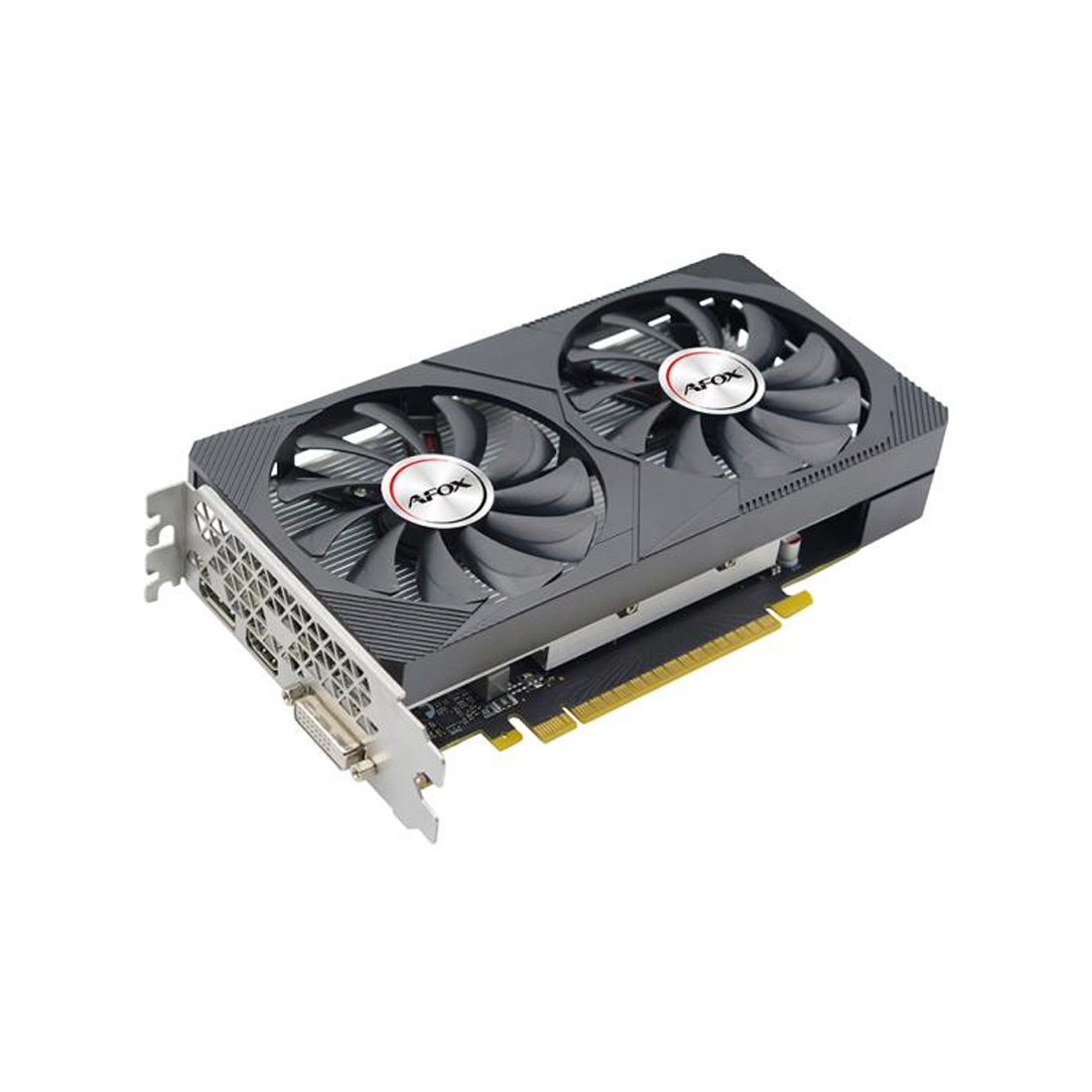 Видеокарта, AFOX, GTX1650 SUPER GAMING 4GB D6 Dual Fan (4897033785662), AF1650S-4096D6H3-V2, GDDR6, 128bit, DP, HDMI, DVI, 225*130*40 мм, Цветная коробка