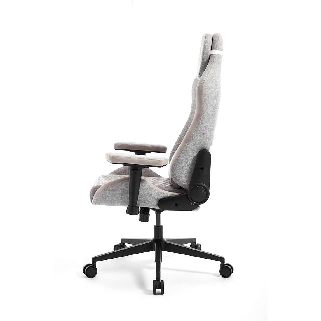 Игровое компьютерное кресло, Aerocool, CROWN Loft Light Grey, Тканевая поверхность AeroWeave с карбоновым рисунком, (Ш)65*(Г)70*(В)122 (132) см, Серый