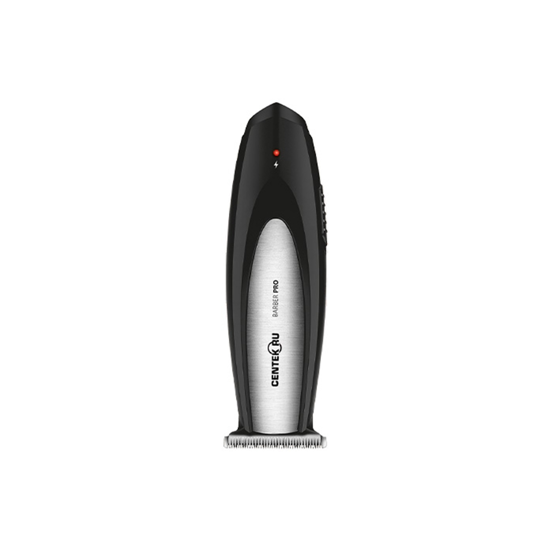 Машинка для стрижки, Centek, CT-2134, 3 насадки, USB зарядка, Время работы 55 мин, Черный/Сталь