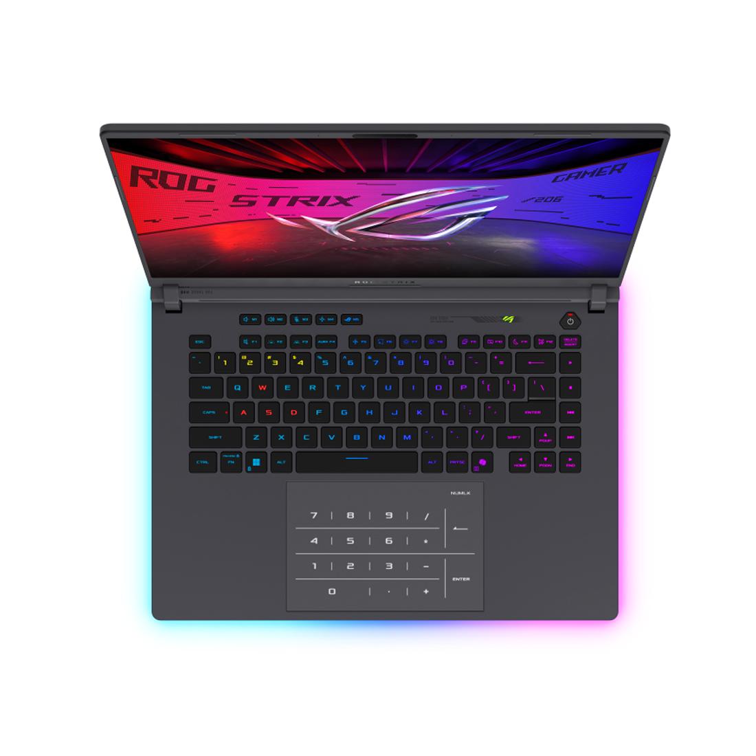 Ноутбук, ASUS, ROG Strix G16 G614PR-RV027, 90NR0NJ7-M001J0, 16",FHD+ 1920x1200, IPS, 165Hz, AMD Ryzen 9 8940HX, 16GB DDR5, 1TB SSD Gen4, NVIDIA GeForce RTX5070 Ti, 12GB GDDR7, DOS, Серый