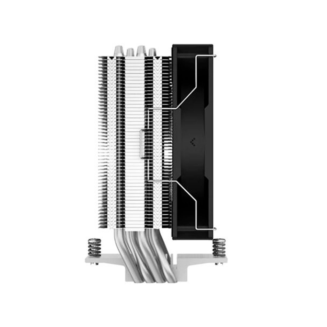 Кулер для процессора, Deepcool, AG400 LED R-AG400-BKLNMC-G-1, Intel 1851/1700/1200/115х и AMD AM5/AM4, 220W, 120мм 6-Color LED, 500- 2000±10% об/м, 75,89CFM,  30dB(A), 4pin, 125х92х150мм, Серебристый