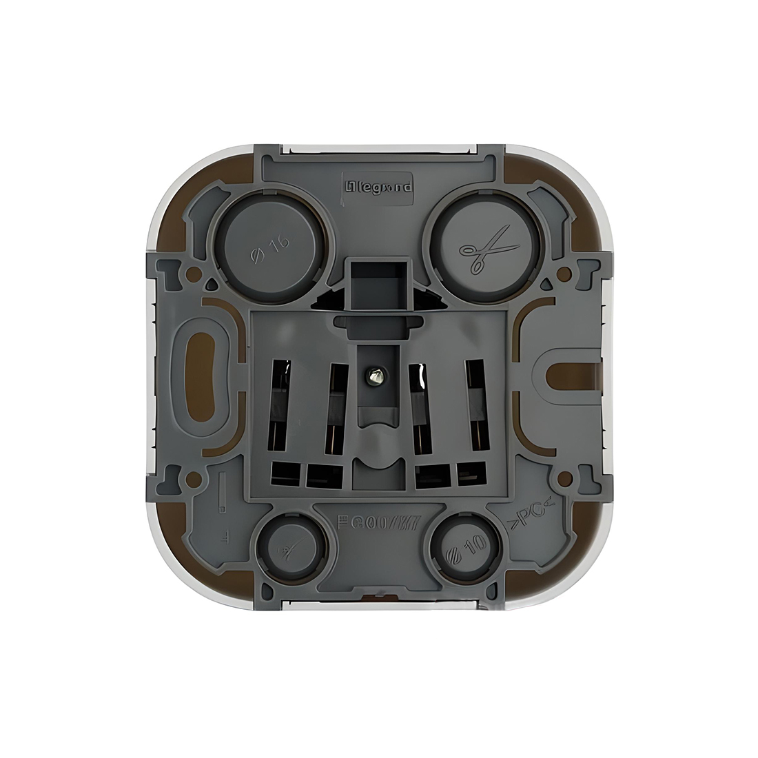 Розетка без зк, Legrand, 782410, Forix 16A 250В IP20 накладная белый