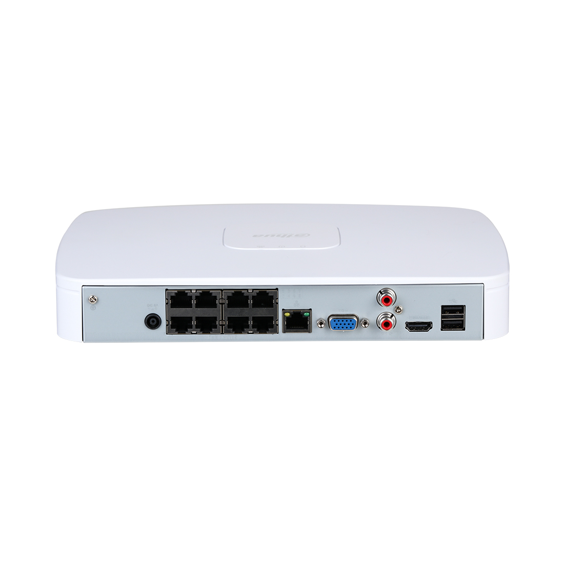Сетевой видеорегистратор, Dahua, DHI-NVR2108-8P-4KS3, 8-канальный, 1U, 1HDD, Смарт, H.265+, H.265, H.264+, H.264, MJPEG