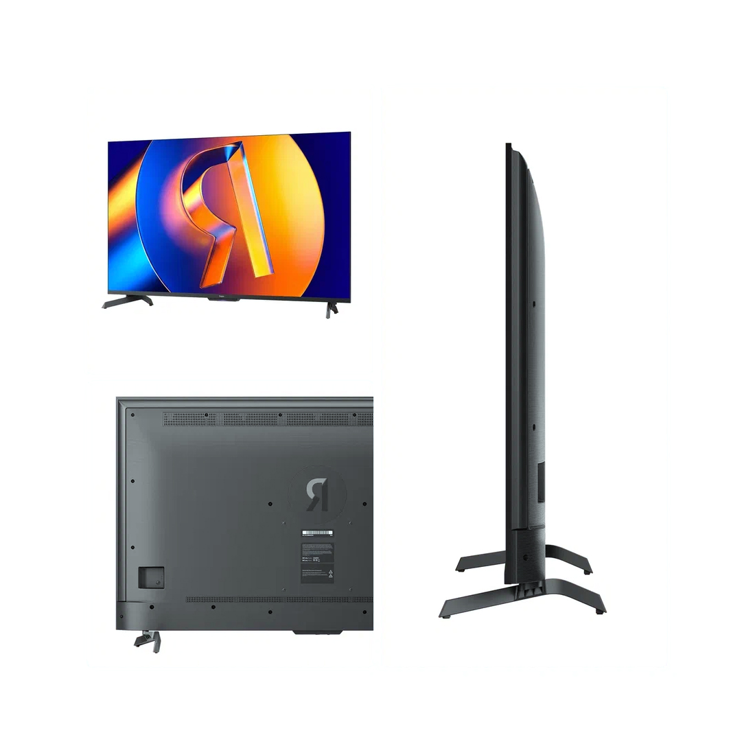 ТВ Станция MiniLED 55", Яндекс, YNDX-00097, 3840 х 2160, 13 кг, VESA 200 x 200, Wi-Fi 802.11 a/b/g/n ac, 2T2R (2,4 ГГц, 5ГГц), ИК-порт, Черный