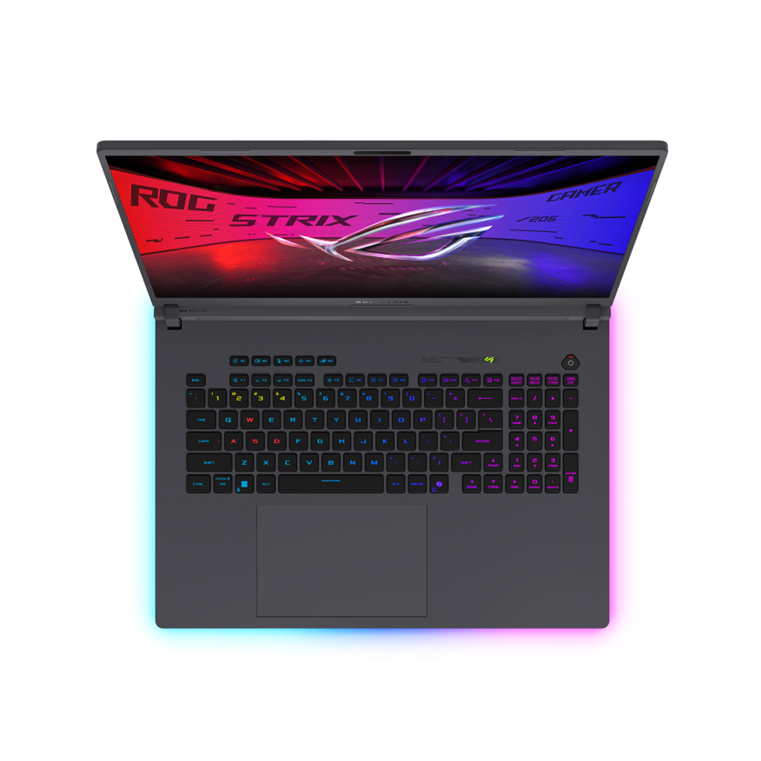 Ноутбук, ASUS ROG Strix G18, G815JMR-TT257W, 90NR0LE1-M00C40, 18", 2.5K 2560x1600, IPS, 300Hz, Core i9 14900HX, 16GB DDR5, 512GB SSD Gen4, NVIDIA GeForce RTX5060, 8GB GDDR7, Win 11, Серый
