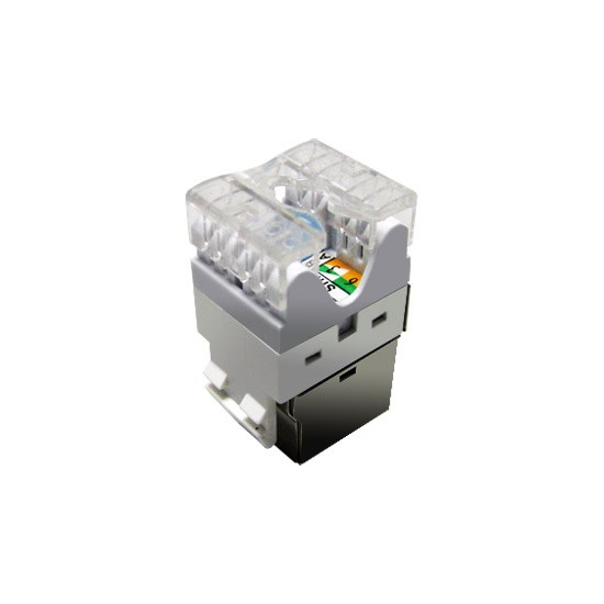 SHIP M257 Cat.6 RJ-45 FTP Ақпараттық розетка модулі Сұр