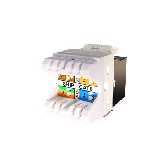 SHIP M257 Cat.6 RJ-45 FTP Ақпараттық розетка модулі Сұр