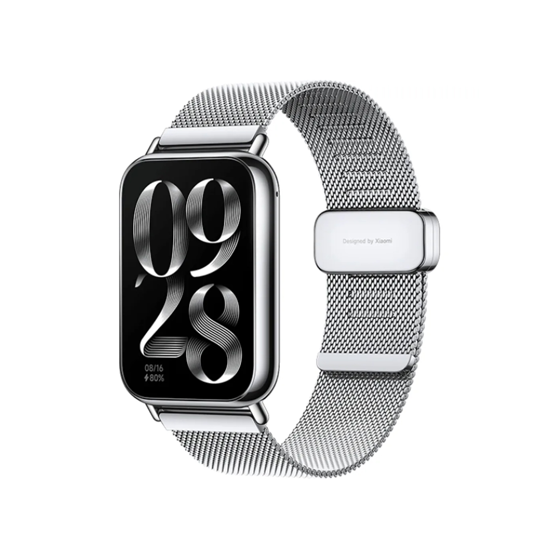 Сменный браслет, Xiaomi, Milanese Quick Release Strap, M2306AS1/BHR8012GL, Совместим с band 8 Pro/9 ProRedmi Watch 4/5, Серебристый