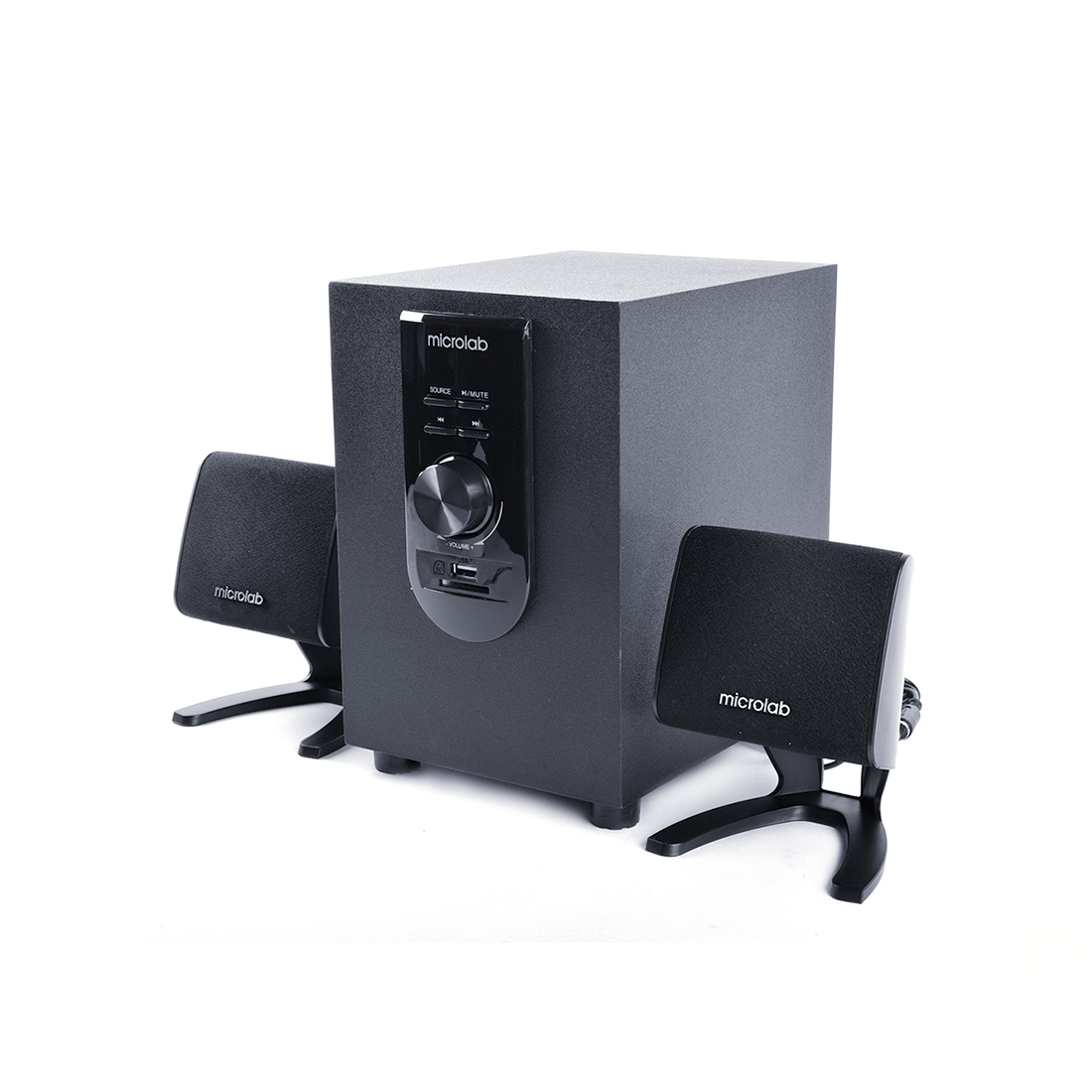 Акустикалық жүйе Microlab M-108, 11Вт (2,5Вт*2+6Вт), Қара